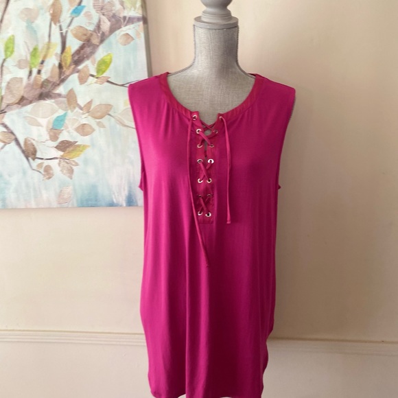 JM COLLECTION SLEEVELESS 🩷TOP🩷 SIZE EXTRA LARGE 🌟EUC🌟 - Picture 10 of 11